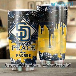 San Diego Padres Tumbler Outstanding Peace Love Gifts For Padres Fans Best selling
