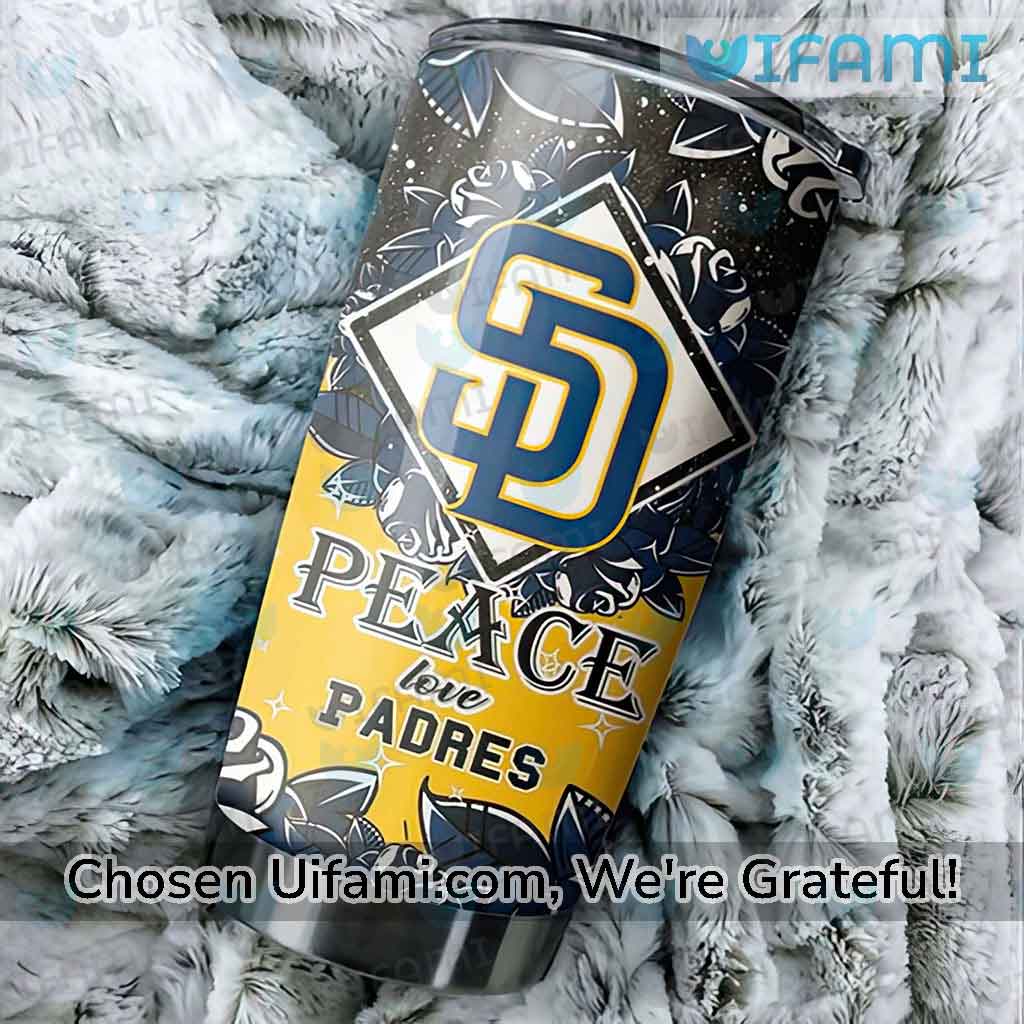 San Diego Padres Tumbler Outstanding Peace Love Gifts For Padres Fans