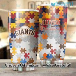 San Francisco Giants Tumbler Special Autism Giants Baseball Gift