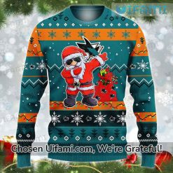 San Jose Sharks Ugly Sweater New Santa Claus Gift