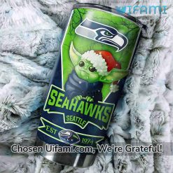 Seahawks Tumbler Best Baby Yoda Seattle Seahawks Christmas Gift