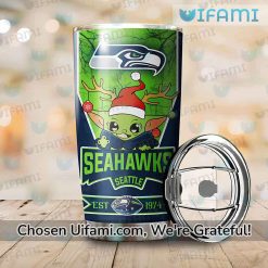 Seahawks Tumbler Best Baby Yoda Seattle Seahawks Christmas Gift Latest Model