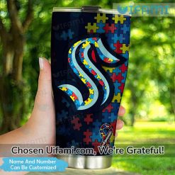 Seattle Kraken Coffee Tumbler Custom Cool Autism Kraken Gift Latest Model