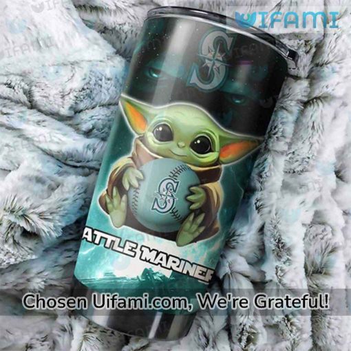 Seattle Mariners Coffee Tumbler Spectacular Baby Yoda Mariners Gift