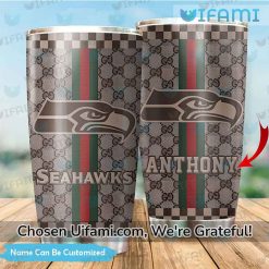 Seattle Seahawks Coffee Tumbler Custom Greatest Gucci Seahawks Gift