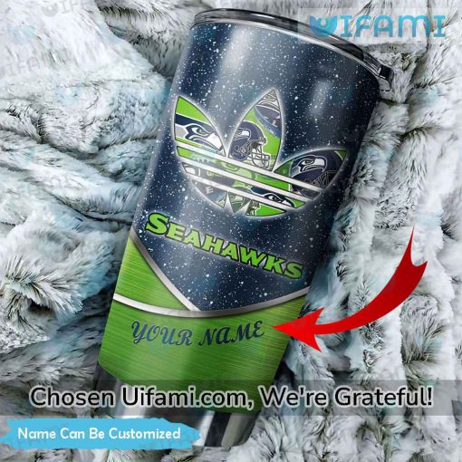 Seattle Seahawks Wine Tumbler Personalized Adidas Seahawks Gift For Him