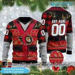 Sens Christmas Sweater Custom Spectacular Ottawa Senators Gift