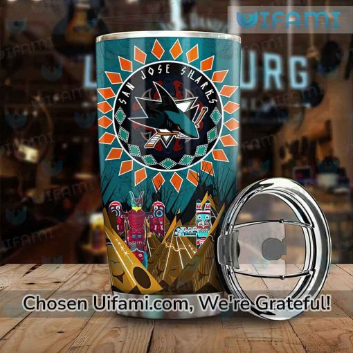 Sharks Hockey Tumbler Eye-opening Native Concept San Jose Sharks Gift