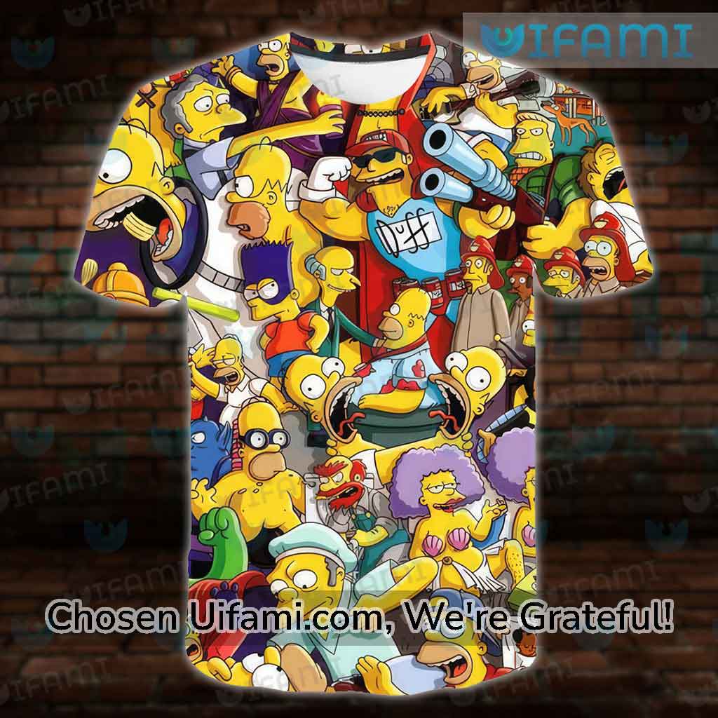 The Simpson Shirt 3D Exquisite Simpsons Gift - Personalized Gifts: Family,  Sports, Occasions, Trending