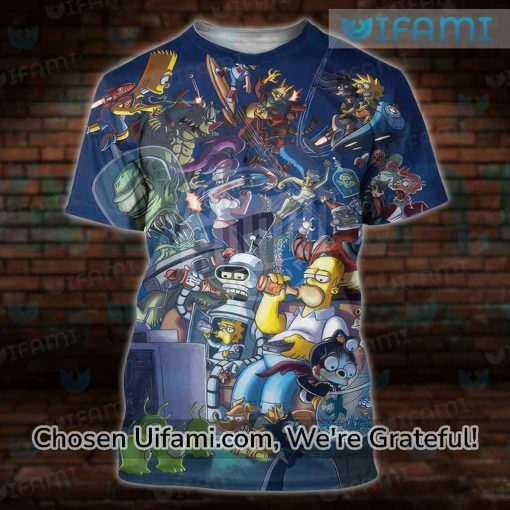 Simpson T-Shirt 3D Amazing The Simpsons Gift