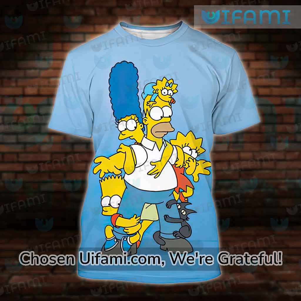 Simpsons Oversized T-Shirt 3D Exclusive Gift
