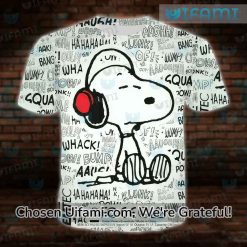 Snoopy Shirt Mens 3D Creative Snoopy Gifts For Adults