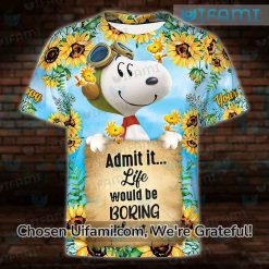 Snoopy Tee Shirt 3D Terrific Admit It Gift