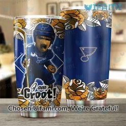 St Louis Blues Tumbler Rare Baby Groot STL Blues Gift Best selling