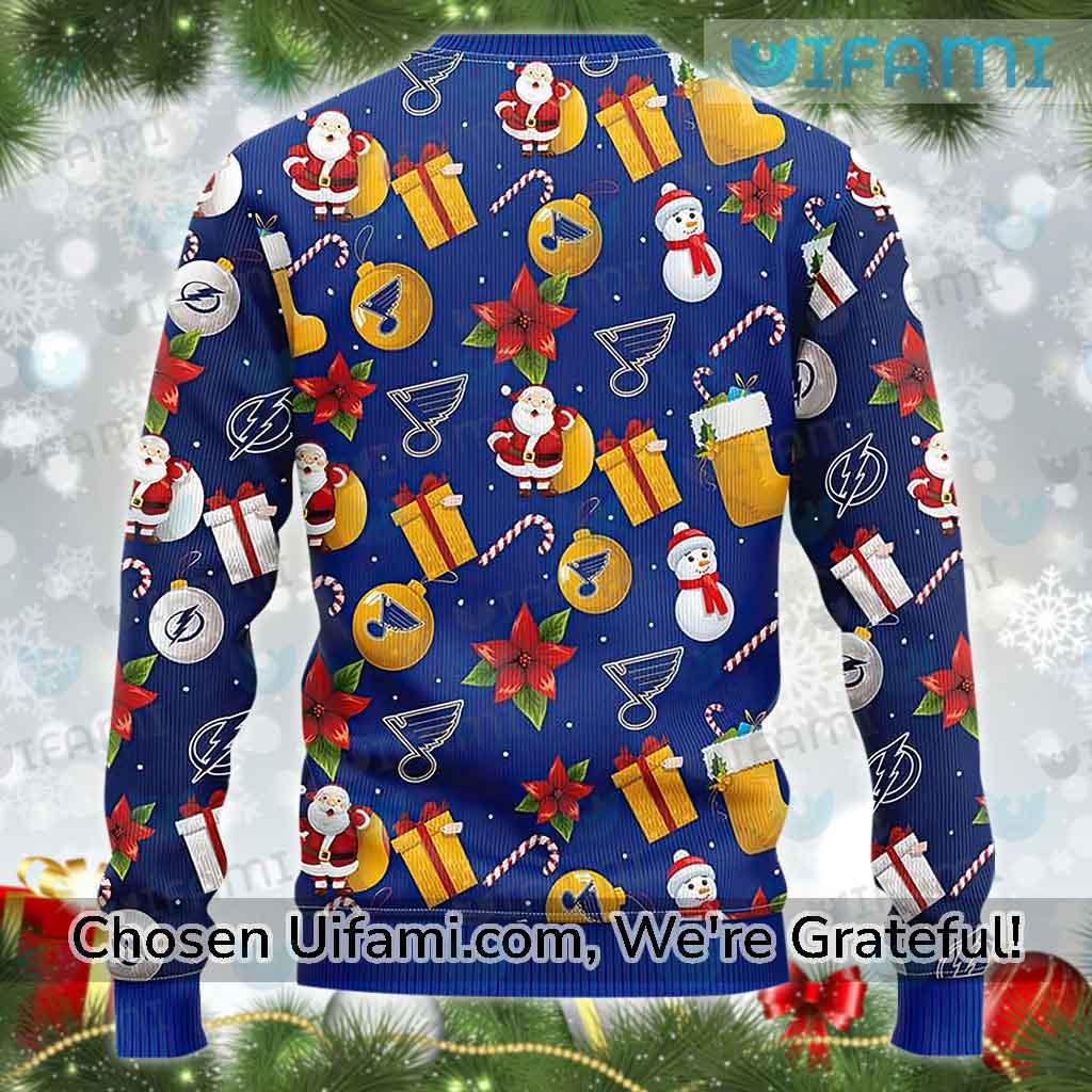 St Louis Blues Ugly Christmas Sweater Bountiful STL Blues Gifts