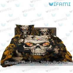 Steelers Full Size Bed Set Wonderful Skull Pittsburgh Steelers Fathers Day Gift