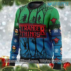 Stranger Things Ugly Christmas Sweater Exquisite Gifts For Stranger Things Fans Latest Model