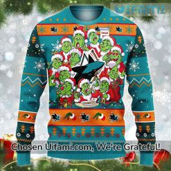 Sweater Sharks Exquisite Grinch San Jose Sharks Gift Best selling