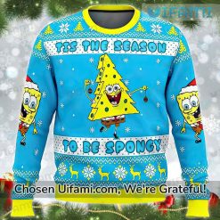 Sweater Spongebob Jaw-dropping To Be Spongy Spongebob Gifts For Adults