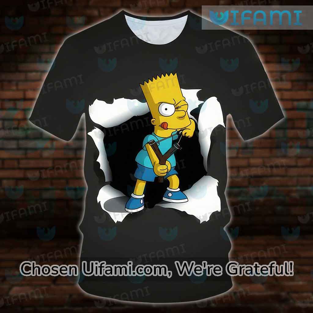 T-Shirt Bart Simpson 3D Greatest Gift