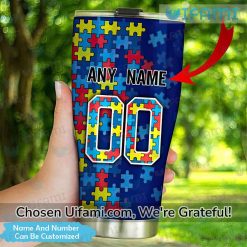 TB Lightning Tumbler Custom Alluring Autism Tampa Bay Lightning Gift Trendy