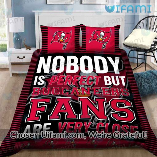 Tampa Bay Buccaneers Bedding Set Comfortable Nobody Is Perfect Bucs Gift