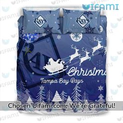 Tampa Bay Rays Bed Sheets Cheerful Christmas Rays Gift