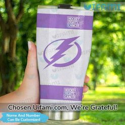 Tampa Lightning Tumbler Personalized Fights Cancer Tampa Bay Lightning Gift Latest Model