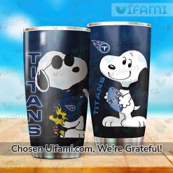 Tennessee Titans Coffee Tumbler Snoopy Woodstock Titans Football Gift