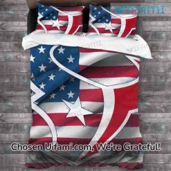 Texans Bedding Set Best-selling USA Flag Houston Texans Gifts For Him