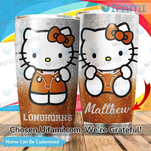 Texas Longhorns 30 Oz Tumbler Personalized Hello Kitty Texas Football Gift