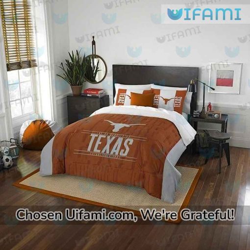 Texas Longhorns Bedding Queen Size Beautiful Longhorn Football Gift