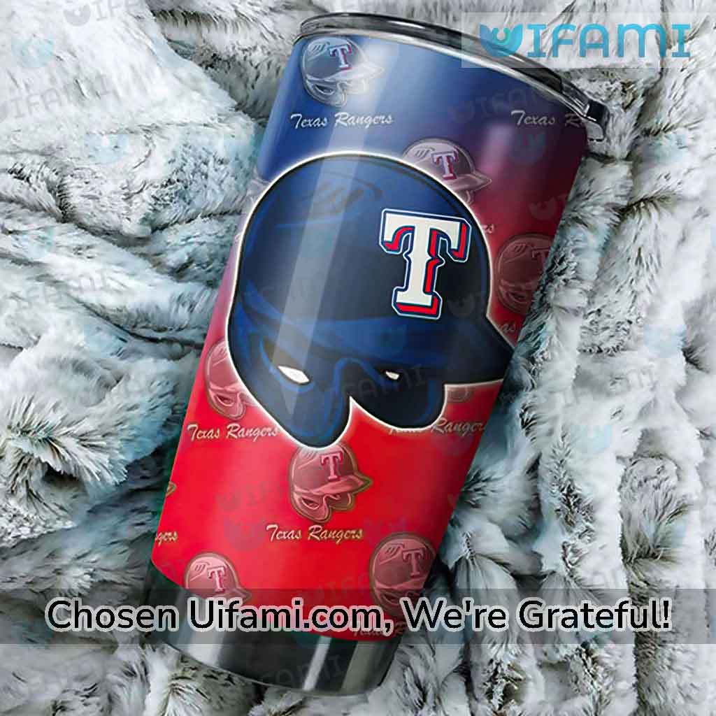 MLB Texas Rangers Personalized Stainless Steel Tumbler