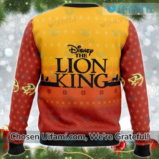 The Lion King Christmas Sweater Unforgettable The Lion King The Gift