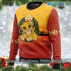 The Lion King Christmas Sweater Unforgettable The Lion King The Gift Latest Model