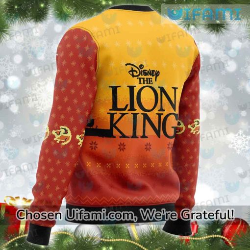 The Lion King Christmas Sweater Unforgettable The Lion King The Gift