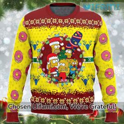 The Simpsons Christmas Sweater Tempting Gift Best selling