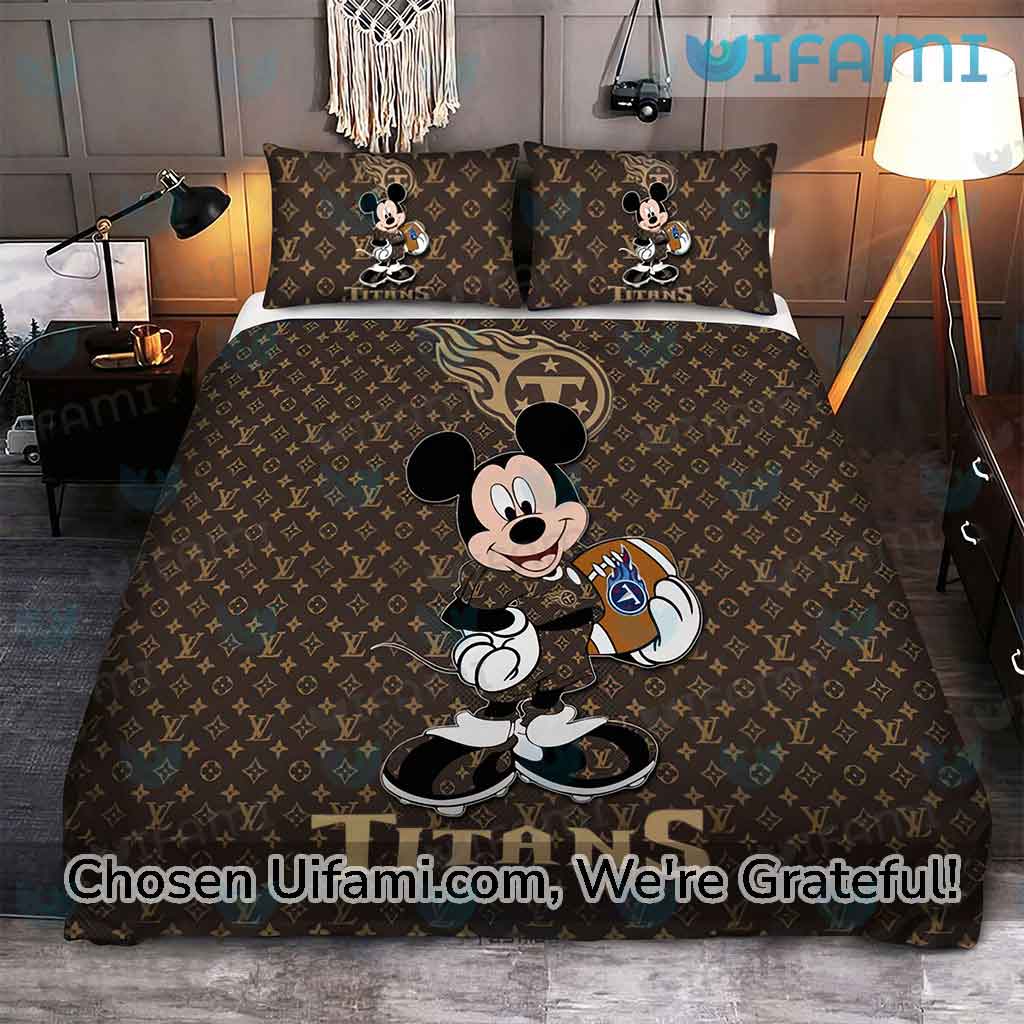 Titans Bedding Set Superior Mickey Louis Vuitton Tennessee Titans