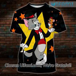 Tom And Jerry Shirt Black 3D Comfortable Gift