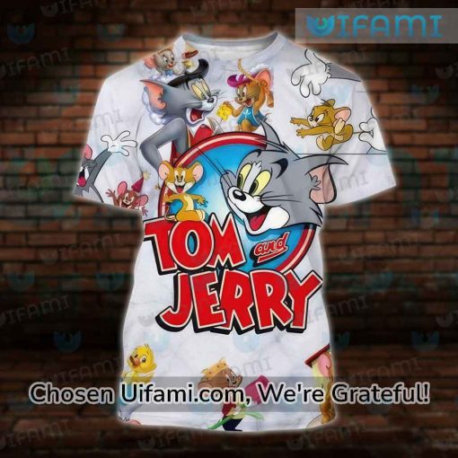 Tom Jerry Shirt 3D Brilliant Tom And Jerry Gifts For Adults