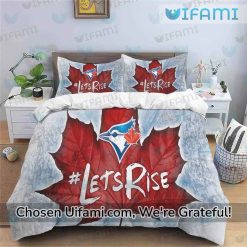 Toronto Blue Jays Twin Bedding Jaw-dropping Lets Rise Blue Jays Gift