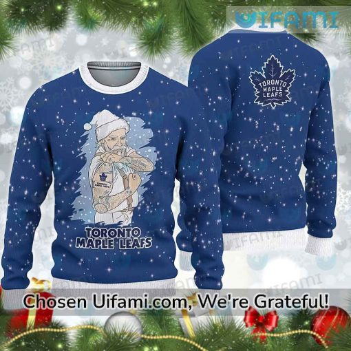 Toronto Maple Leafs Christmas Sweater Exquisite Santa Claus Gift