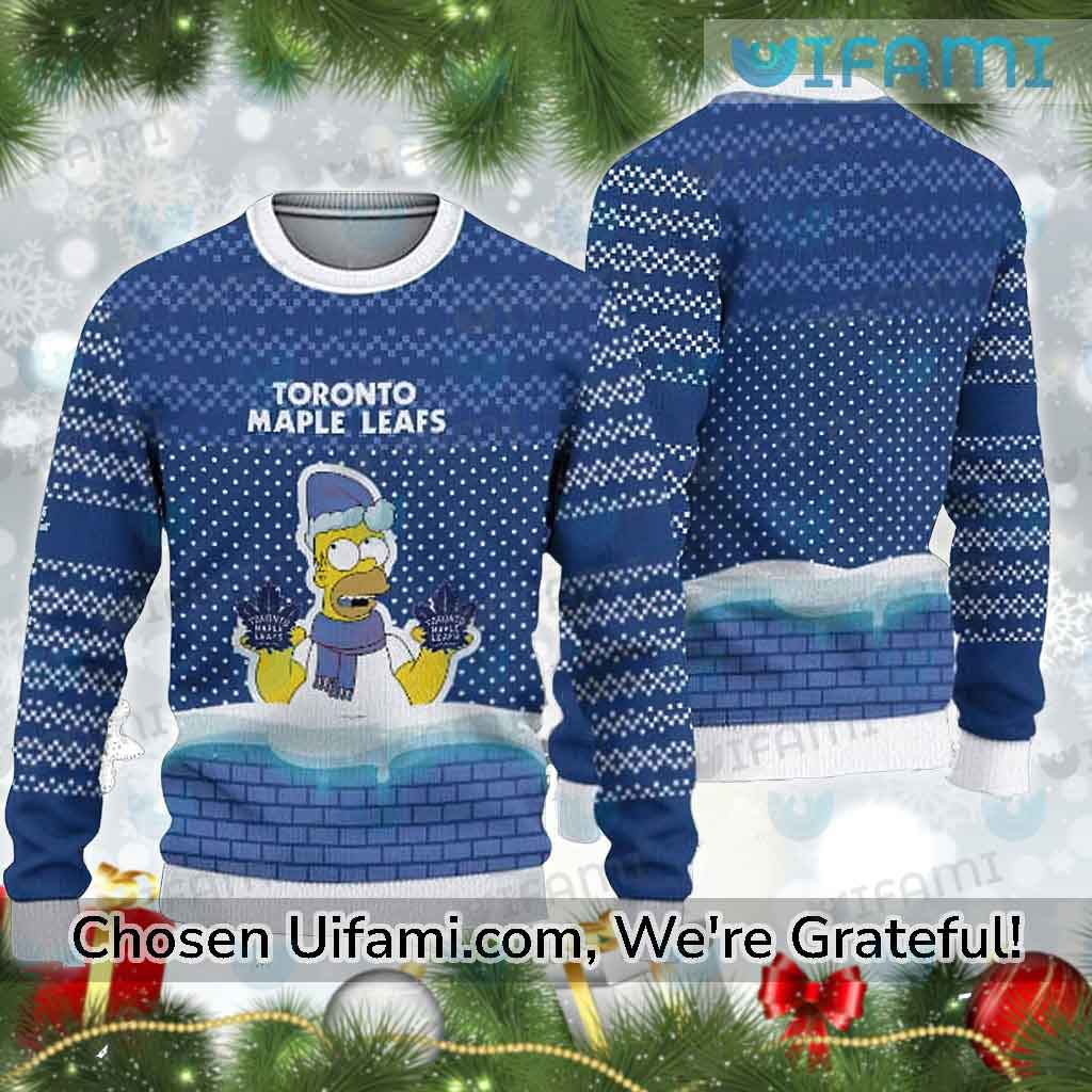 Toronto Maple Leafs New Sweater Latest Homer Simpson Gift