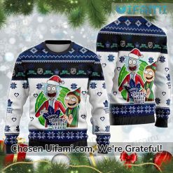 Toronto Maple Leafs Womens Sweater Spirited Rick And Morty Gift