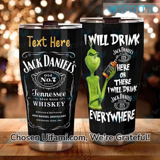 Tumbler Jack Daniels Tempting Grinch Gift