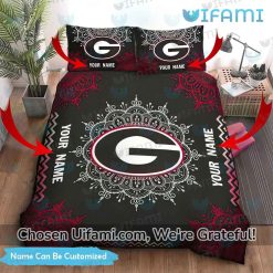 UGA Queen Bedding Sets Personalized Beautiful Georgia Bulldogs Gifts For Men