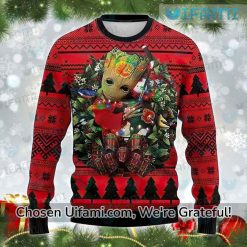 Ugly Sweater Calgary Flames Awe-inspiring Baby Groot Gift