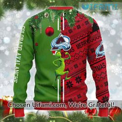 Ugly Sweater Colorado Avalanche Rare Grinch Max Gift