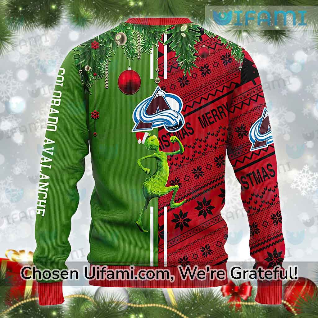 Ugly Sweater Colorado Avalanche Rare Grinch Max Gift - Personalized Gifts:  Family, Sports, Occasions, Trending