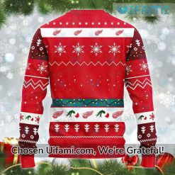 Ugly Sweater Detroit Red Wings Surprise Grinch Gift
